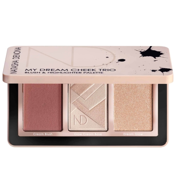 NIB Natasha Denona My Dream Cheek Trio Blush & Highlighter Palette - Picture 1 of 13